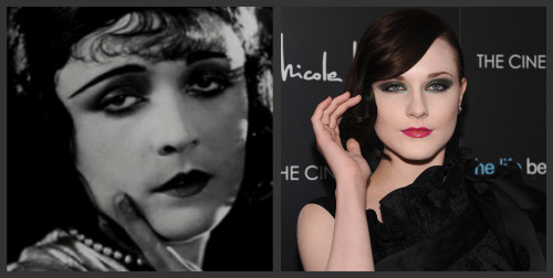 Pola Negri and Evan Rachel Wood