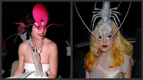 Isabella Blow and Lady Gaga lobsters
