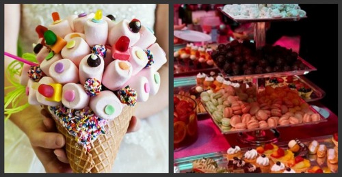 waffle-cone-bouquet-and-brian-dorsey-photo-of-sweets