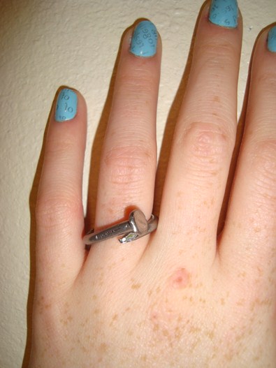 Nail Engagement Ring